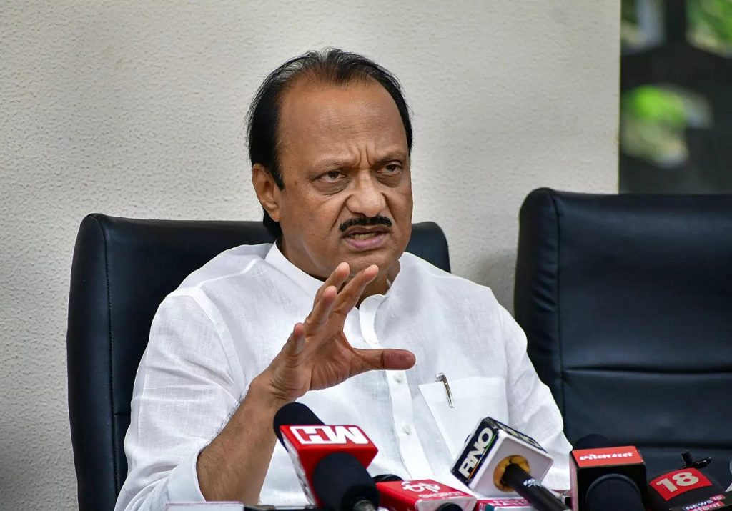Mumbai Leader Of Opposition In Maharashtra Assembly Ajit Pawar Addresses A Pres