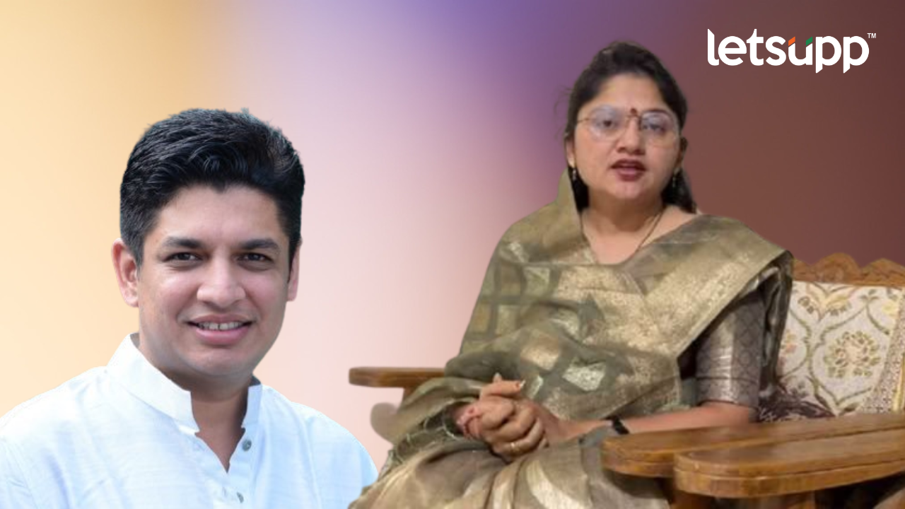 Shubhangi Patil : नाशिक पदवीधर निवडणुकीचं वातावरण तापलं, शुभांगी पाटलांचा सत्यजित तांबेंवर निशाणा Untitled Design (72)