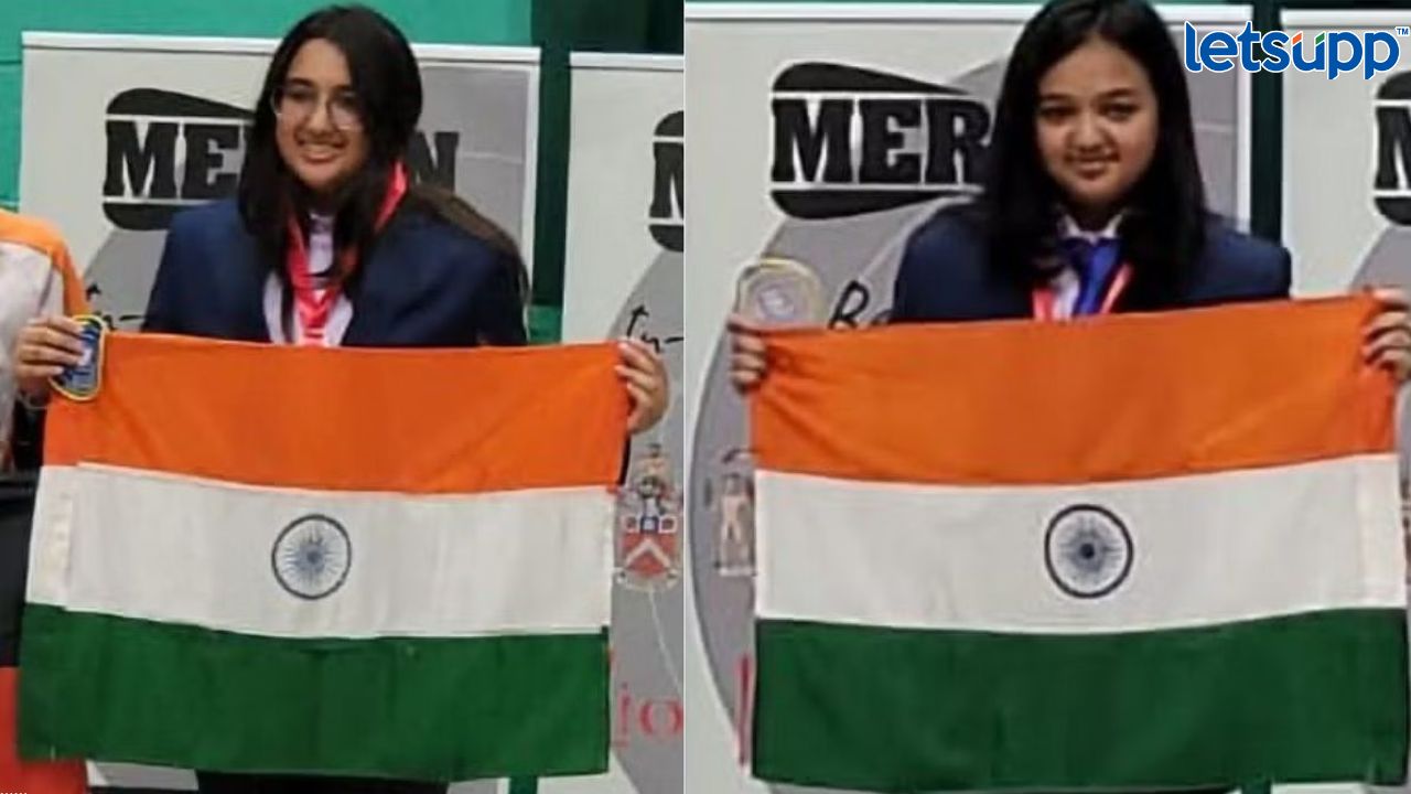 आंतरराष्ट्रीय धनुर्विद्या स्पर्धेत पंकज भुजबळांच्या लेकींची सुवर्ण कामगिरी Bhujbal 1