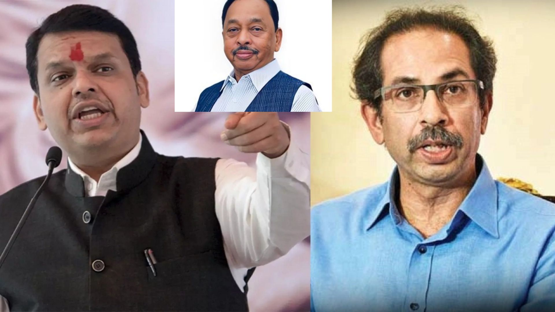 Devendra Fadanvis Uddhav Thakre Narayan Rane