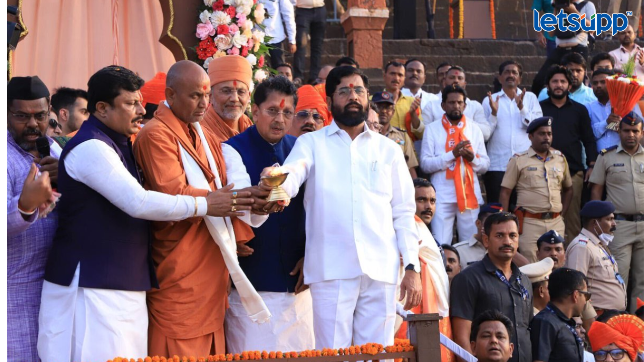 Eknath Shinde : पंचमहाभूत लोकोत्सवातील संकल्पनांचं पालन करणं गरजेचं, अन्यथा धोका अटळ! Shinde