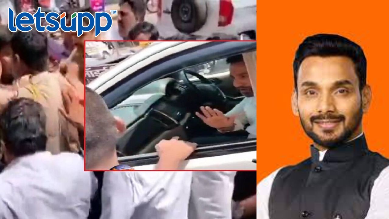 शिवसेनेशी गद्दारी का केली? म्हणत खासदार धैर्यशील मानेंचा अडवला ताफा… Mane