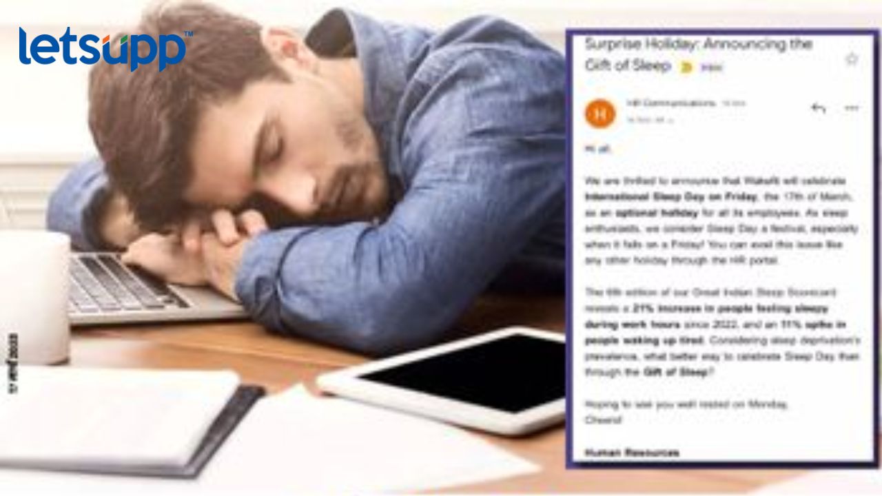 World Sleep Day : कंपनीकडून कर्मचाऱ्यांना थेट झोपेसाठी सुट्टी, कारण जाणून व्हाल थक्क Sleep