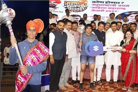 कोल्हापूरच्या अमृता पुजारीला आस्मान दाखवत, अहमदनगरची भाग्यश्री ठरली महाराष्ट्र केसरी WhatsApp Image 2023 04 29 At 4.54.57 PM