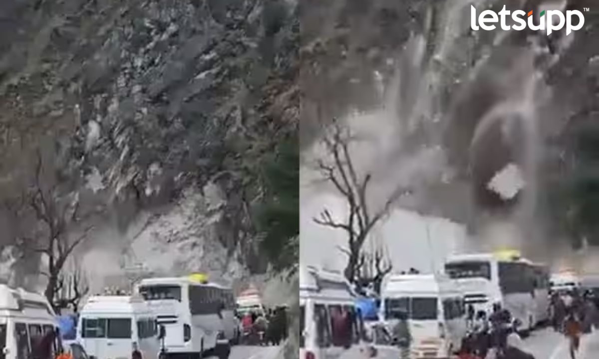 Char Dham Yatra : जोशीमठजवळ कोसळली मोठी दरड, बद्रीनाथ माहमार्ग ठप्प, हजारो पर्यटक अडकले Joshi Math