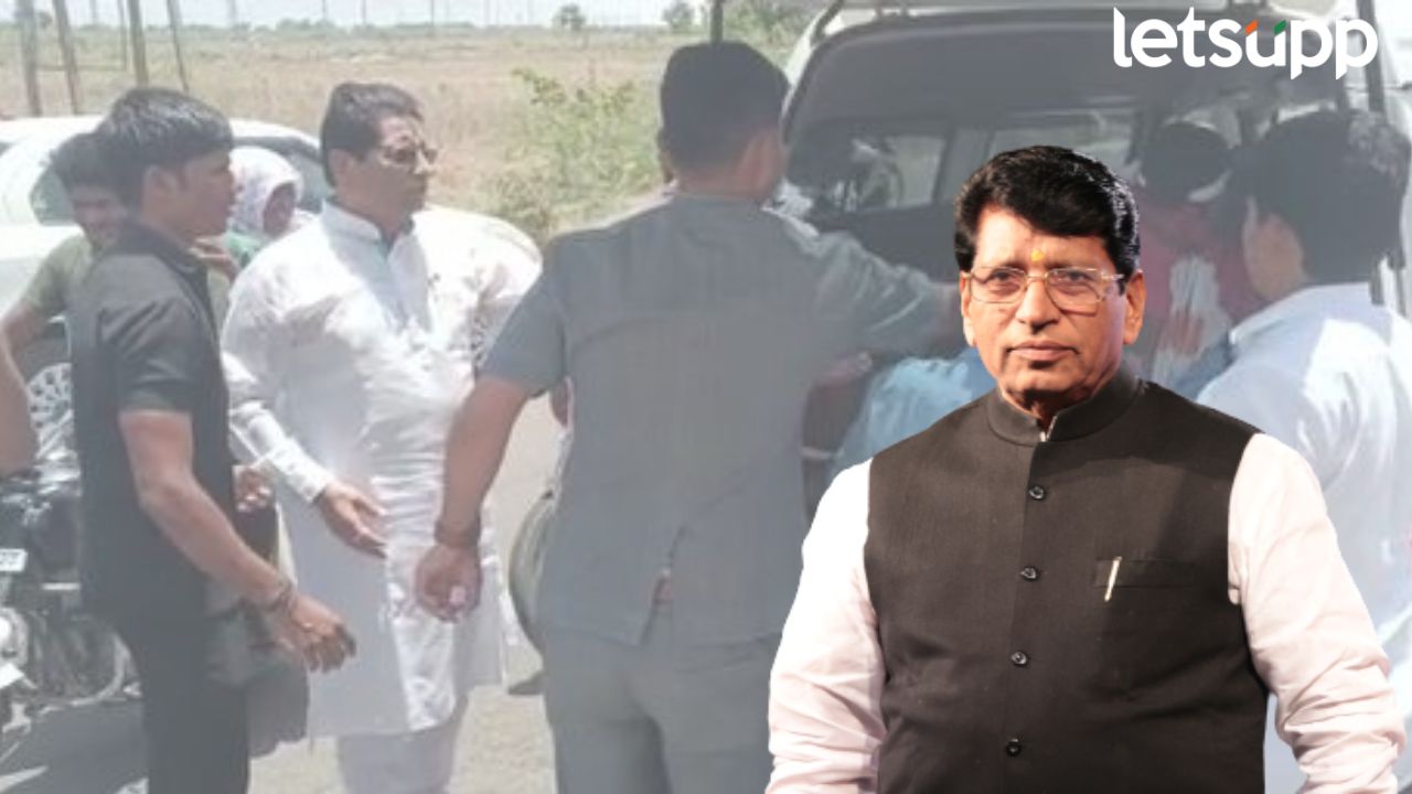 आमदार पाचपुते अपघातग्रस्त महिलेच्या मदतीला, चौंडीला जाताना घडली घटना Pachpute