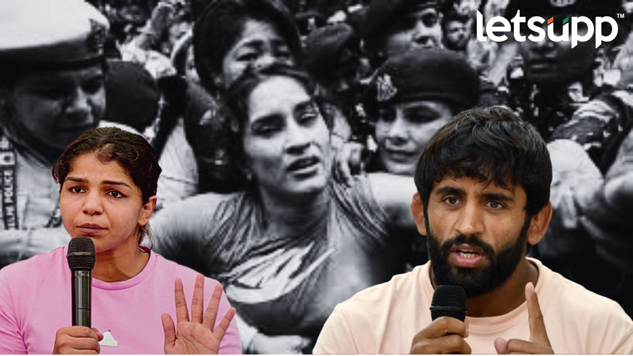 Wrestlers Protest : न्यायासाठी नोकरी अडथळा असेल तर… कुस्तीपटू बजरंग पुनियाने ठणकावून सांगितलं Bajran Puniya, Sakshi Malik