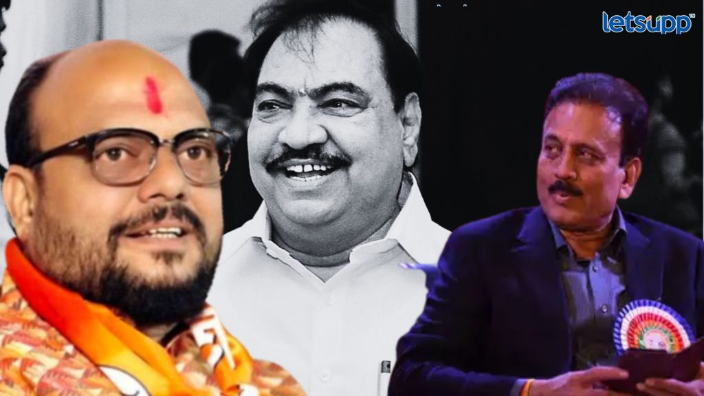 Eknath Khadse, Girish Mahajan And Gulabrao Patil