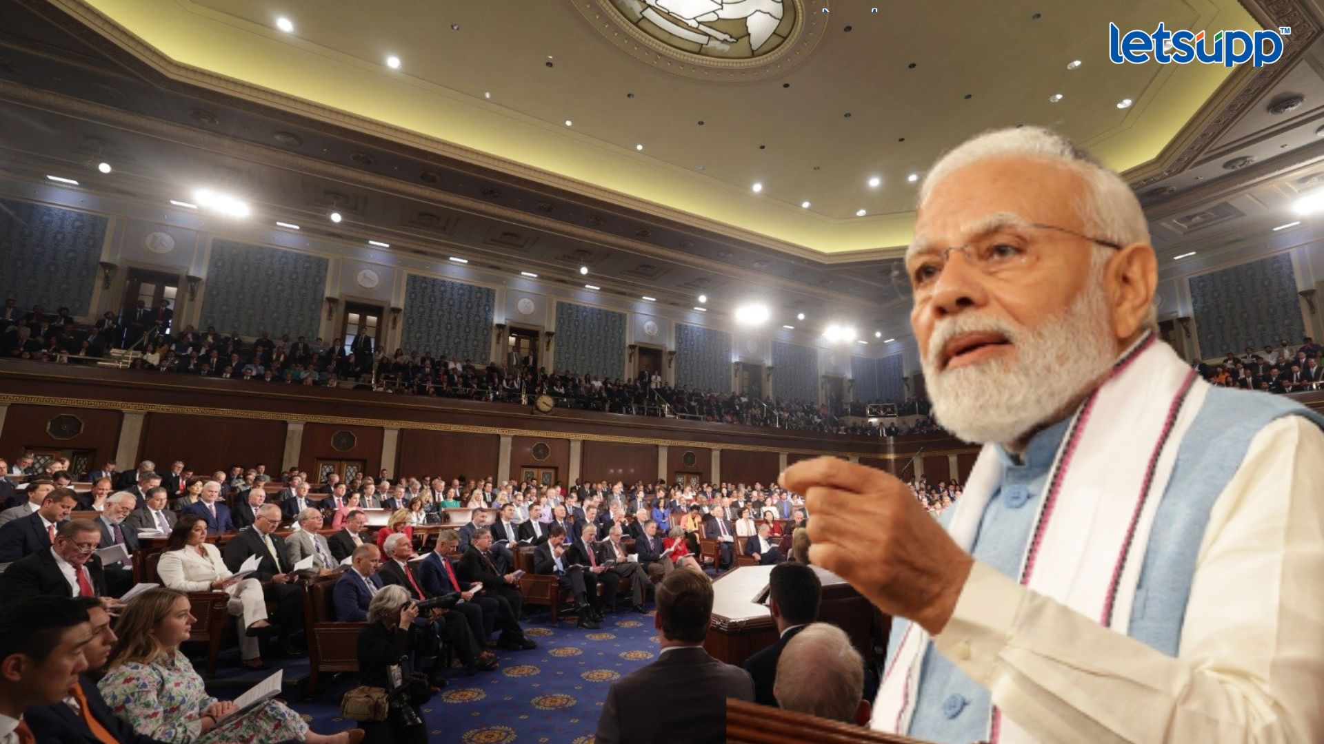 Video : PM मोदींच्या भाषणावेळी 15 वेळा उभे राहिले खासदार, 79 वेळा झाला टाळ्यांचा कडकडाट Letsupp Image (39)