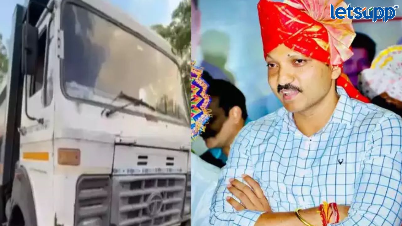 ओमराजे निंबाळकरांच्या अंगावर डम्पर घालण्याचा प्रयत्न; उडी मारल्यानं थोडक्यात बचावले Omraje Nimbalkar