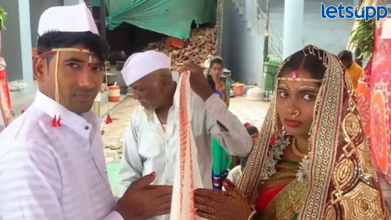 अहमदनगरच्या लग्नाची राज्यभर चर्चा; स्मशानात घेतल्या साता जन्माच्या आणाभाका 800 (1)