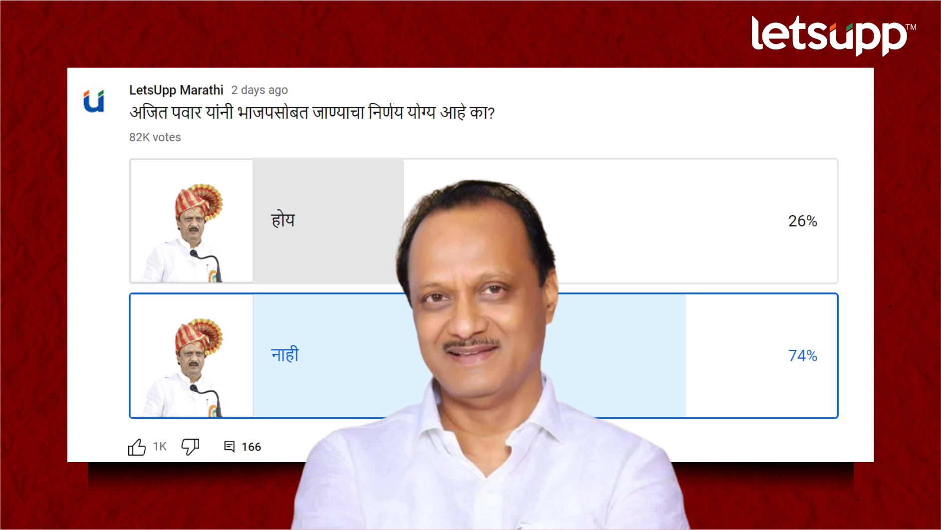 Ajit Pawar Letsupp Poll