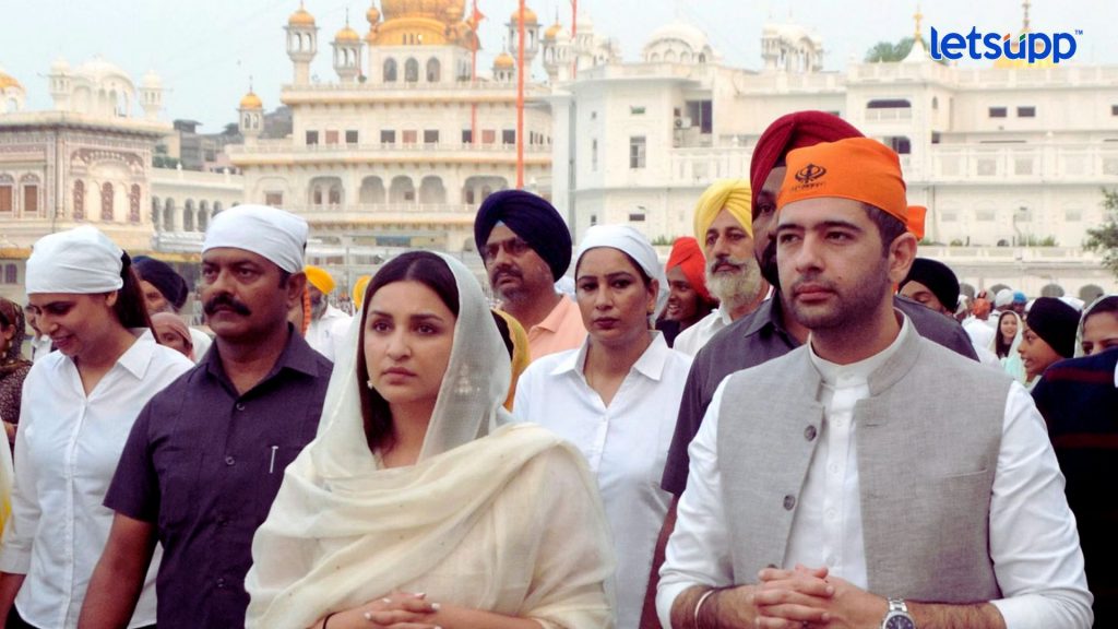 Parineeti Raghav Chadha Visits Golden Temple