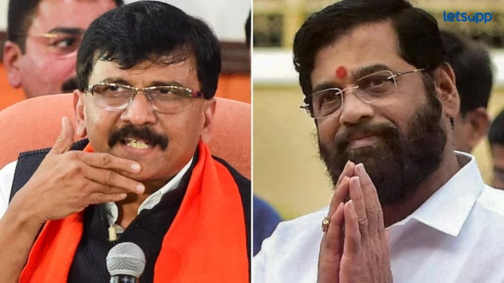 Sanjay Raut And Eknath Shinde