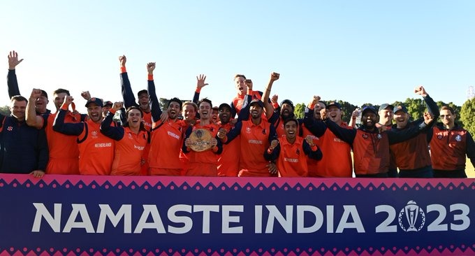 WC Qualifiers 2023: नेदरलँड्स विश्वचषकासाठी पात्र, स्कॉटलंडला नमवून केला अंतिम दहामध्ये प्रवेश WhatsApp Image 2023 07 06 At 9.59.02 PM