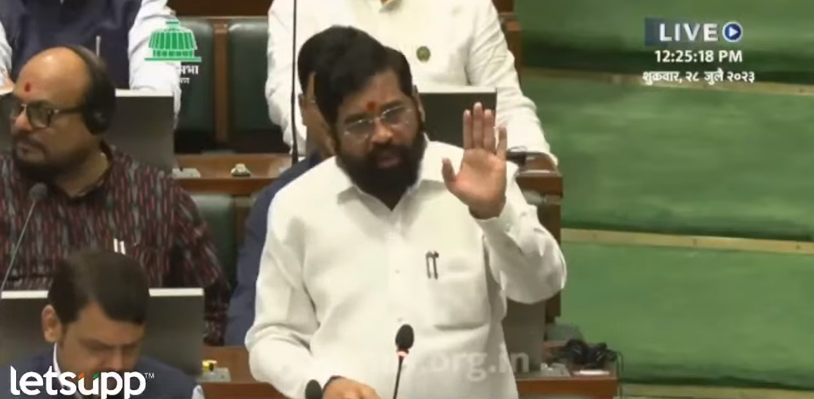 ‘इर्शाळवाडीत काही लोक व्हॅनिटी व्हॅनने आले’; विधानसभेत CM शिंदेंची तुफान फटकेबाजी Eknath Shinde