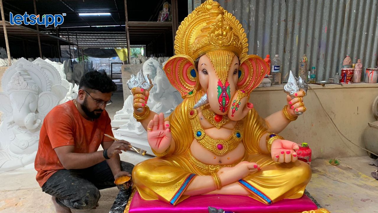 आतुरता गणरायाच्या आगमनाची…; गणेश मूर्तींचे काम अंतिम टप्प्यात Ganpati Festival