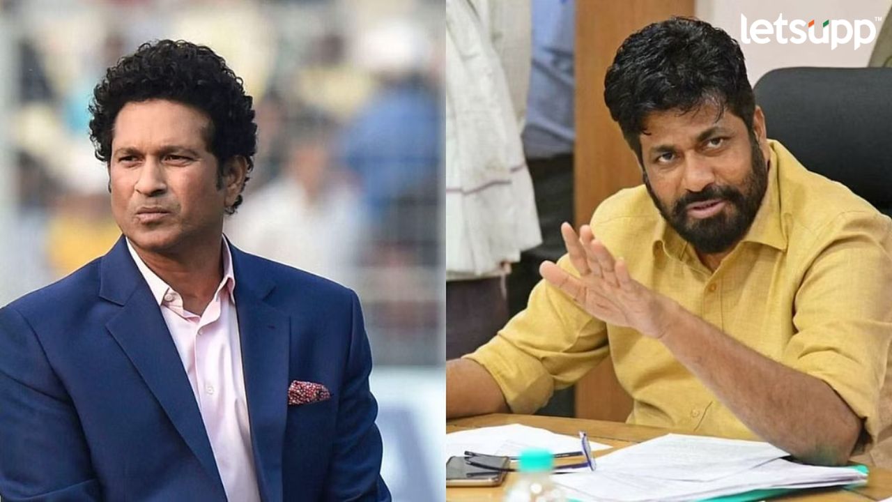Sachin Tendulkar च्या ऑनलाईन गेम जाहिरात प्रकरणी बच्चू कडू आक्रमक; म्हणाले, आमची नोटीस तयार Sachin Tendulkar Bachchu Kadu