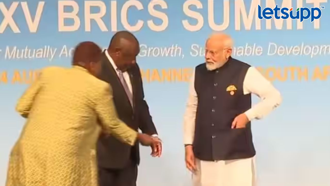 VIDEO : PM मोदींची ब्रिक्स स्टेजवरील ‘ही’ कृती अभिमानास्पद; अनेकांकडून कौतुक, नेमकं घडलं तरी काय? Sana Khan (3)