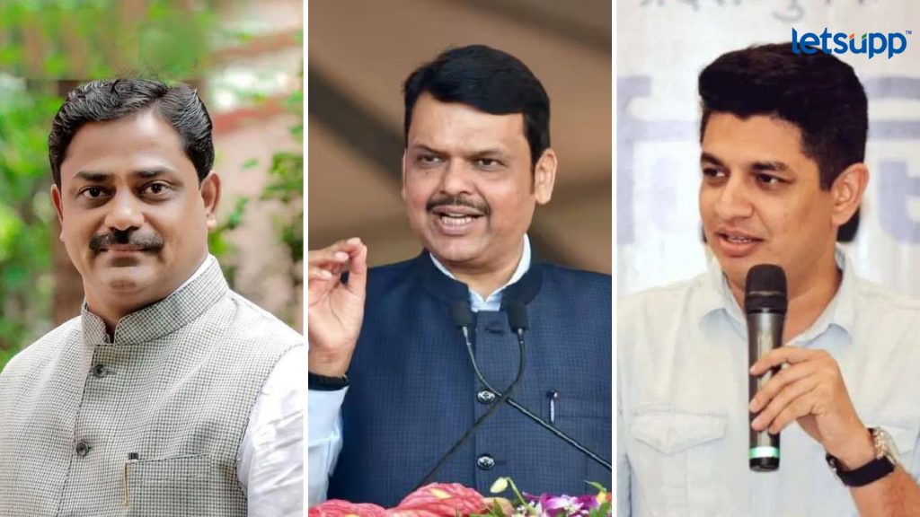 Sangram Thopte, Devendra Fadnavis, Satyajeet Tambe