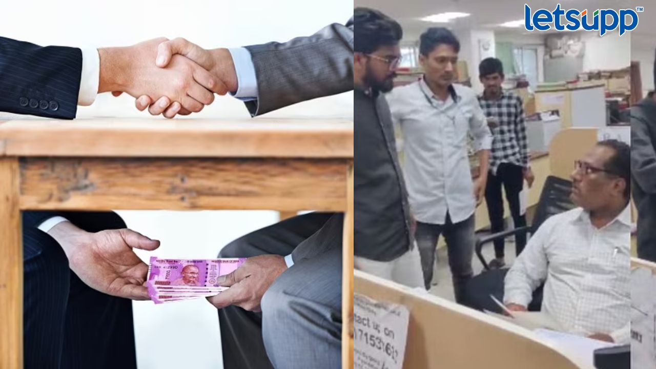 भ्रष्ट कर्मचाऱ्याला विद्यार्थ्याकडून लाच घेतांना अभाविपने रंगेहात पकडले, सावित्रीबाई फुले विद्यापीठातला प्रकार Untitled Design (3)