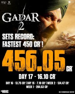 
Gadar 2 Box Office Collection