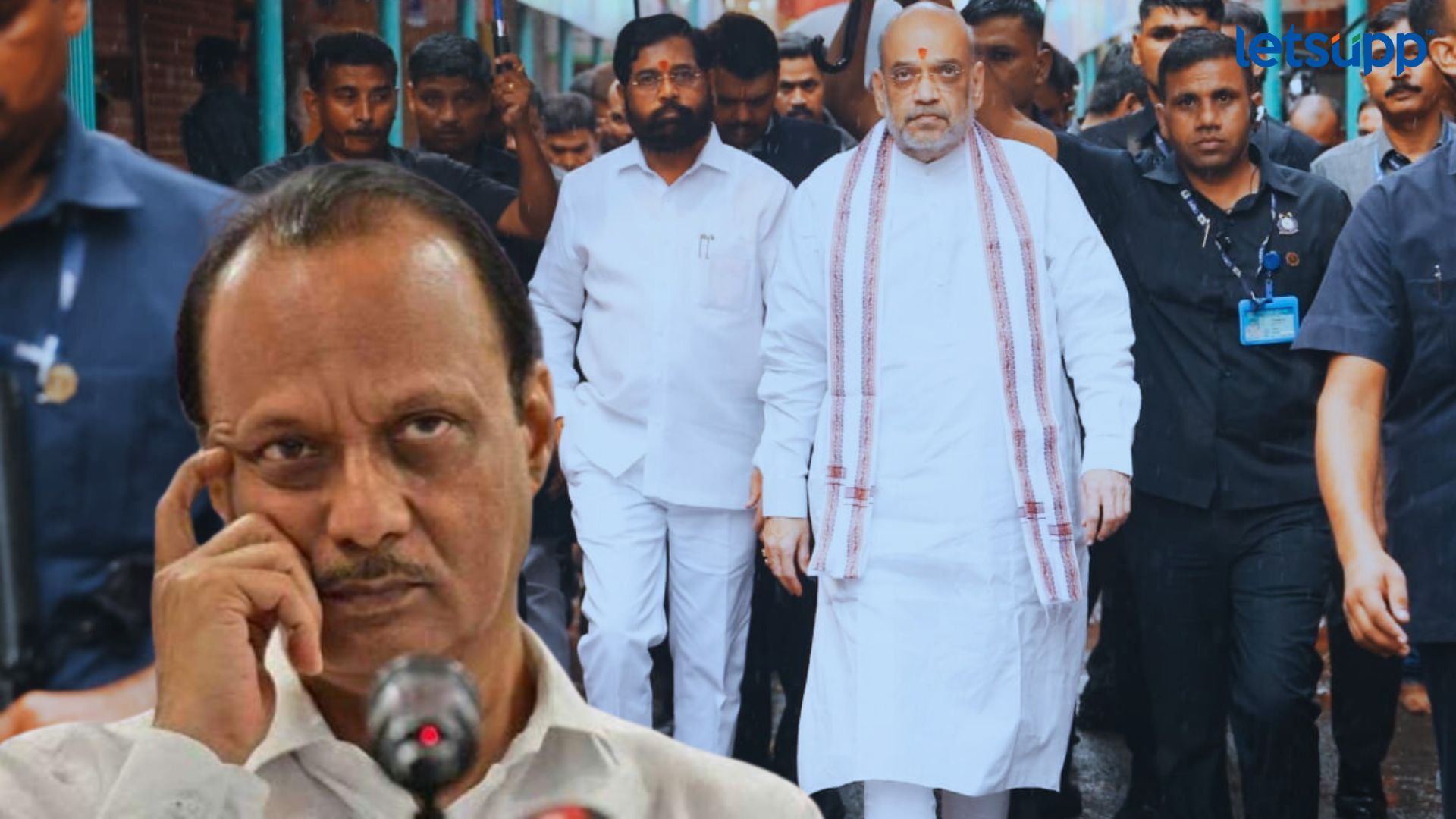 अमित शाह मुंबईत! शिंदे-फडणवीसांसोबत बंद दाराआड खलबत; अजितदादांच्या अनुपस्थितीने गाजला दौरा Ajit Pawar