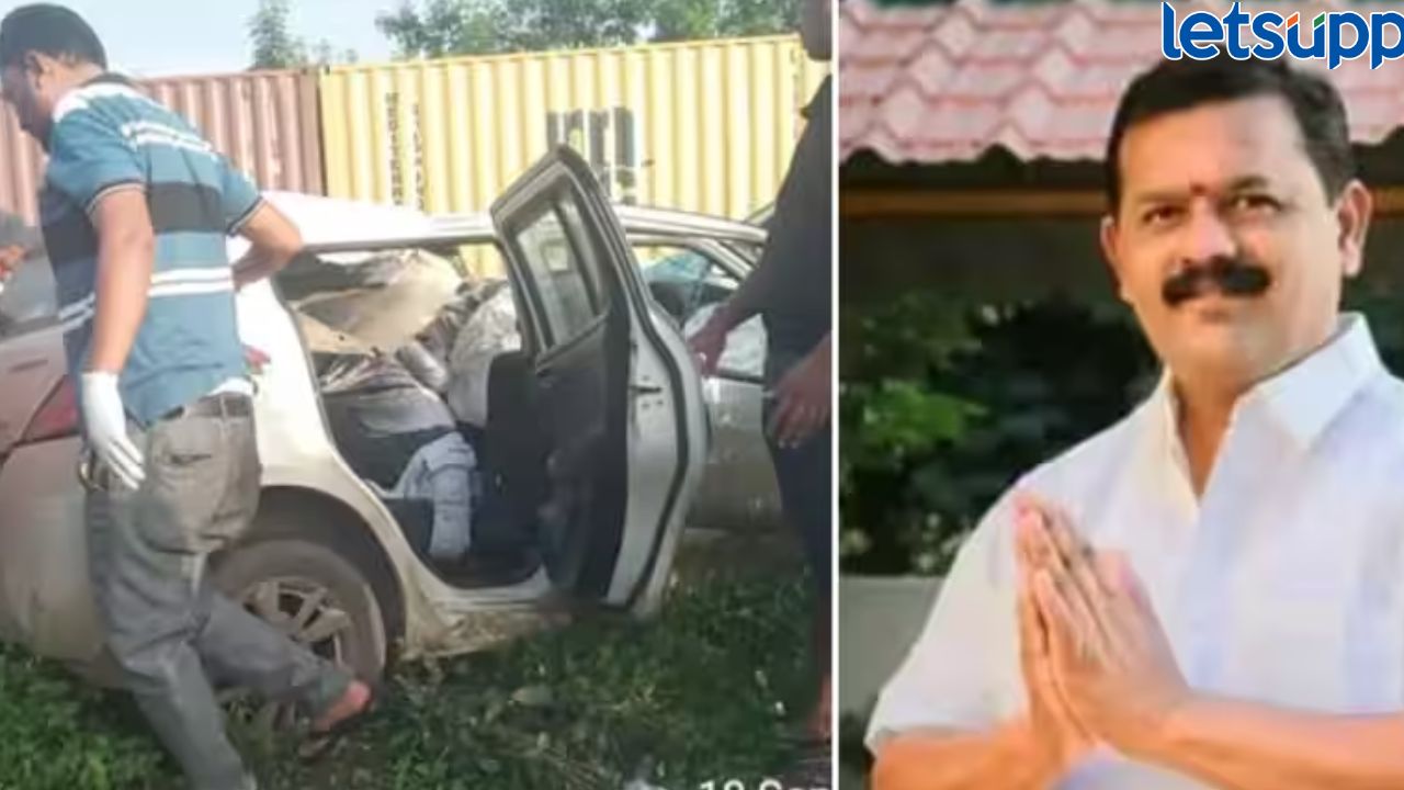 भीषण अपघात! कार आणि कंटेनरच्या धडकेत भाजपच्या नगरसेवकचा मृत्यू, राजकीय वर्तृळात शोककळा Untitled Design (7)