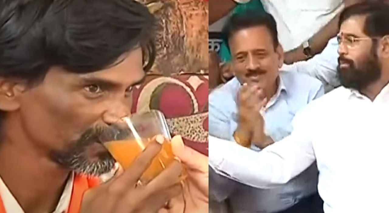 मोठी बातमी! मुख्यमंत्र्यांच्या प्रयत्नांना यश, मनोज जरांगेंचे उपोषण मागे Eknath Shinde