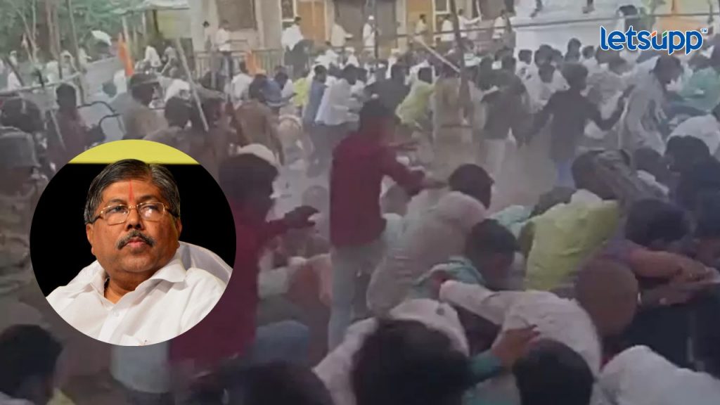 Jalna Maratha Andolan Chandrakant Patil