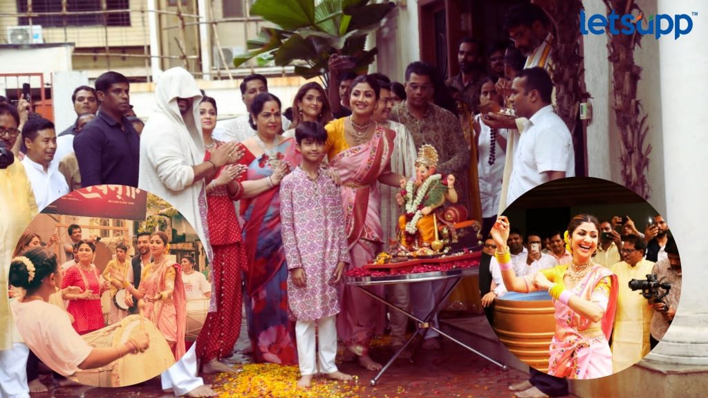 Shilpa Shetty Ganpati Visarjan