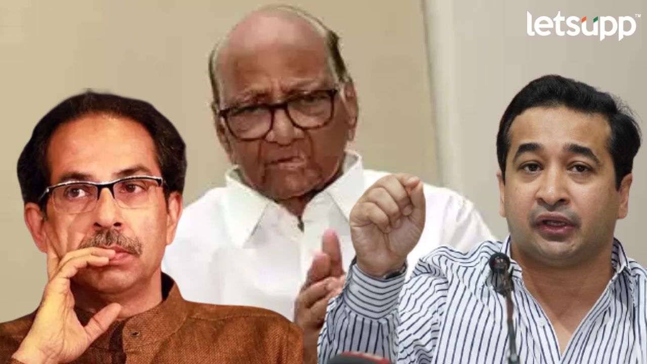 Sharad Pawar यांनी मराठा नसलेल्या ठाकरेंना मुख्यमंत्री कसं केल? राणेंचा सवाल Sharad Pwar