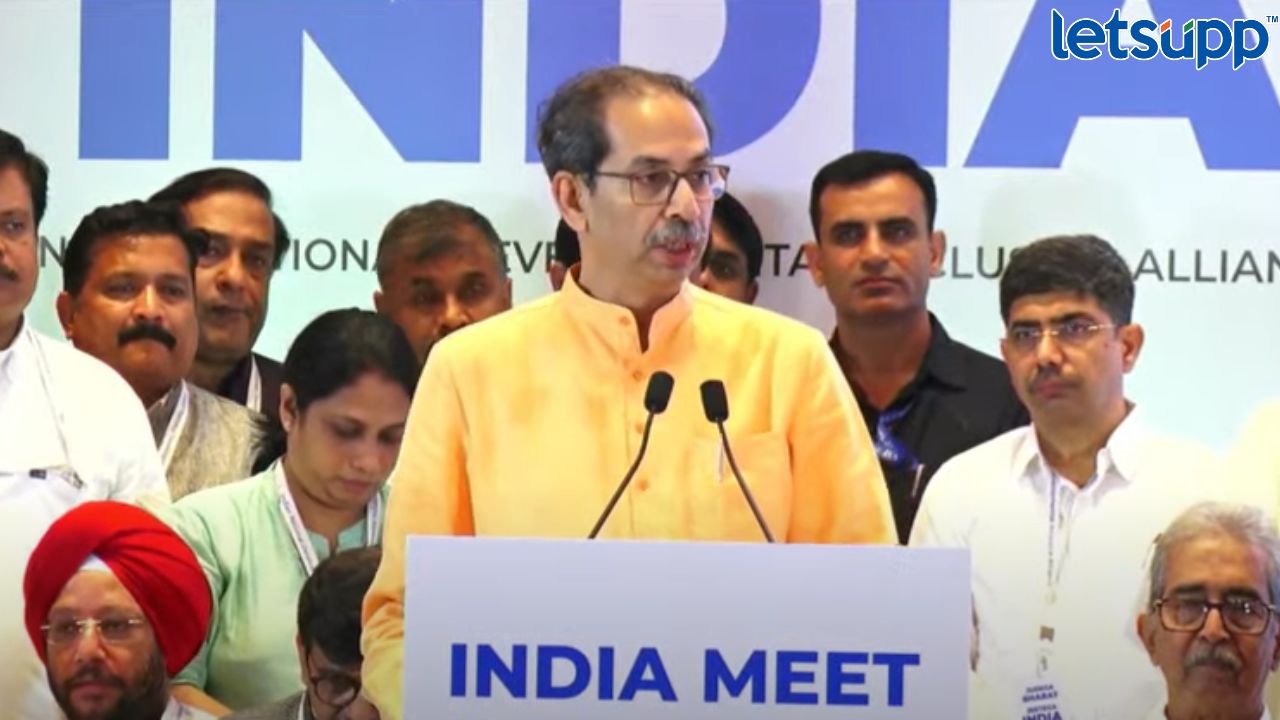 INDIA Alliance : आमची एकजूट पाहून विरोधकांमध्ये घबराट वाढलीय; ठाकरेंचा भाजपवर निशाणा Uddhav Thackrey