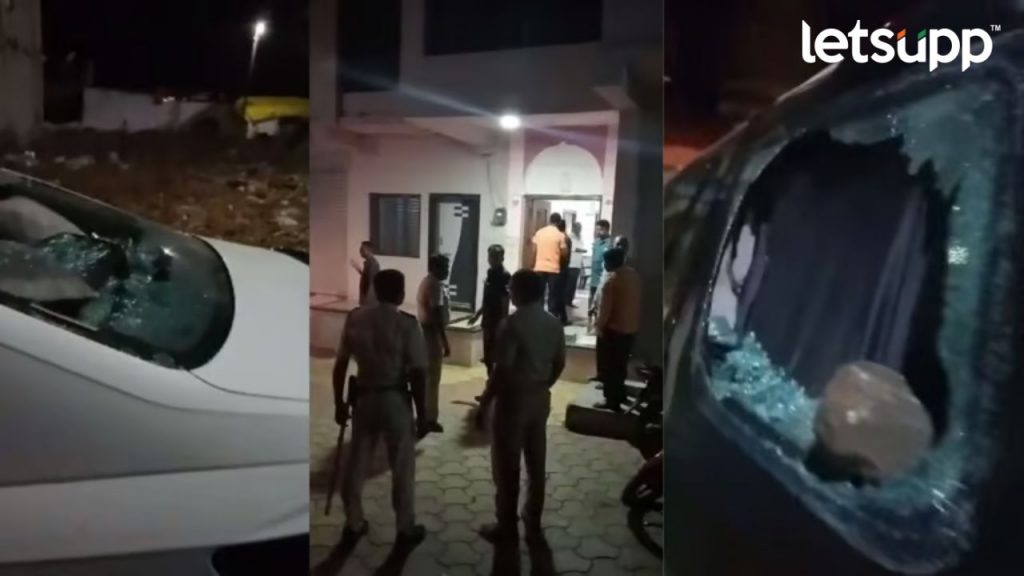 मराठा आरक्षणाचा वाद चिघळला; खासदाराच्या गाड्या फोडल्या