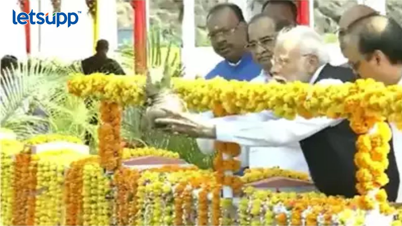PM Modi Shirdi Visit : पंतप्रधान मोदी साईबाबांच्या चरणी लीन! निळवंडेच्या डाव्या कालव्याचे जलपूजन