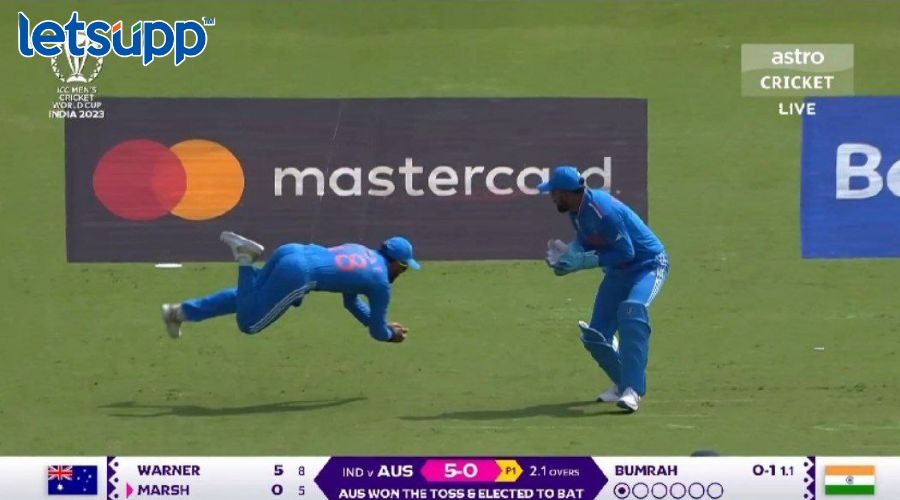 Video : हवेत झेप घेत विराटचा अप्रतिम झेल, ऑस्ट्रेलियाचा इनफॉर्म बॅटसमन तंबूत Virat Kohli