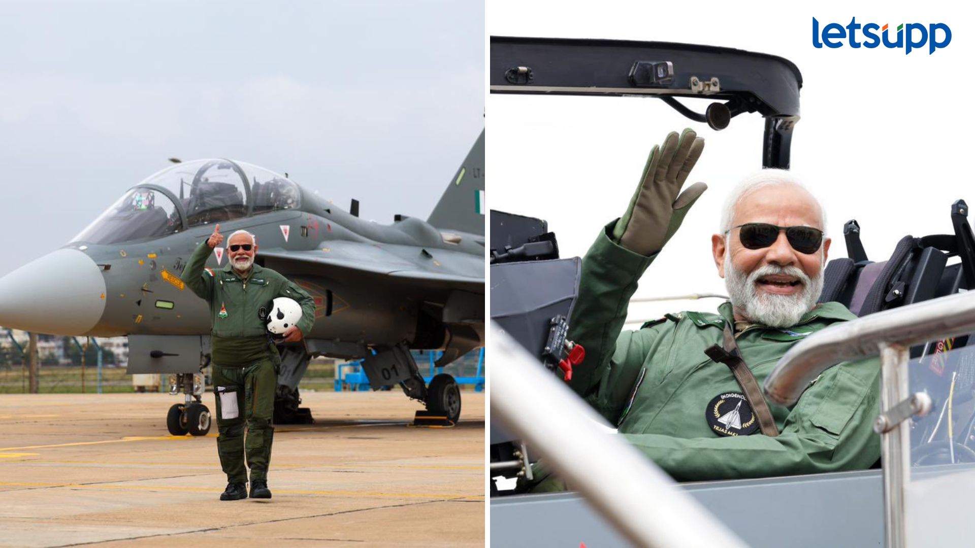 पायलट नरेंद्र मोदी! पंतप्रधानांनी बंगळुरुत घेतला लढाऊ विमान उड्डाणाचा अनुभव
