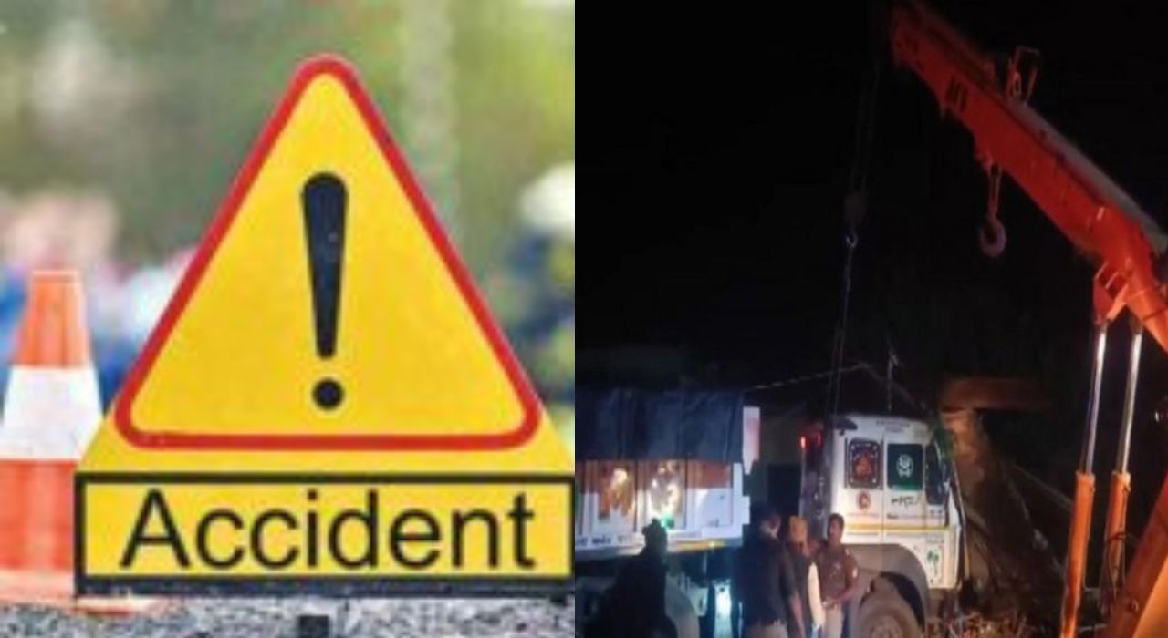 Road Accident : भीषण अपघात! भरधाव वेगातील ट्रक हॉटेलात घुसला; तिघांचा जागीच मृत्यू Road Accident : भीषण अपघात! भरधाव वेगातील ट्रक हॉटेलात घुसला; तिघा जणांचा जागीच मृत्यू