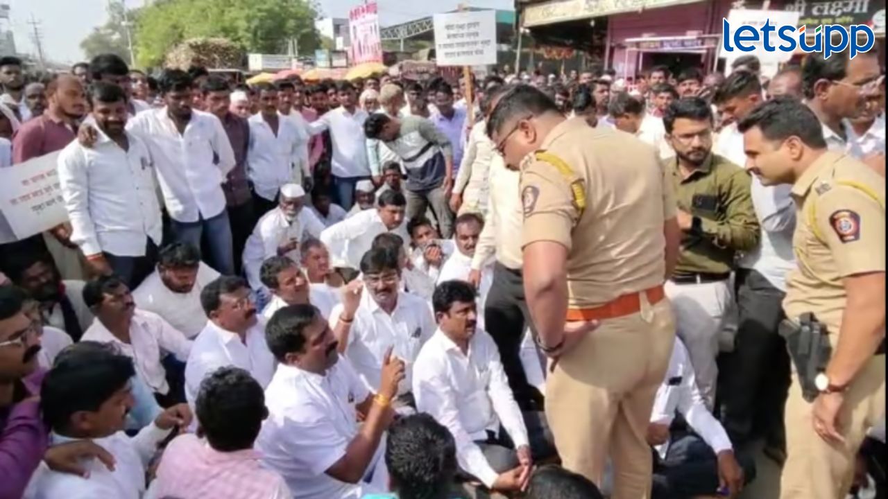 ‘राजकीय अस्तित्व संपवण्यासाठीच खोटा गुन्हा’; गुन्हा मागे घेण्यासाठी भाजप पदाधिकाऱ्याचा मोर्चा Arun Munde Ahmednagar