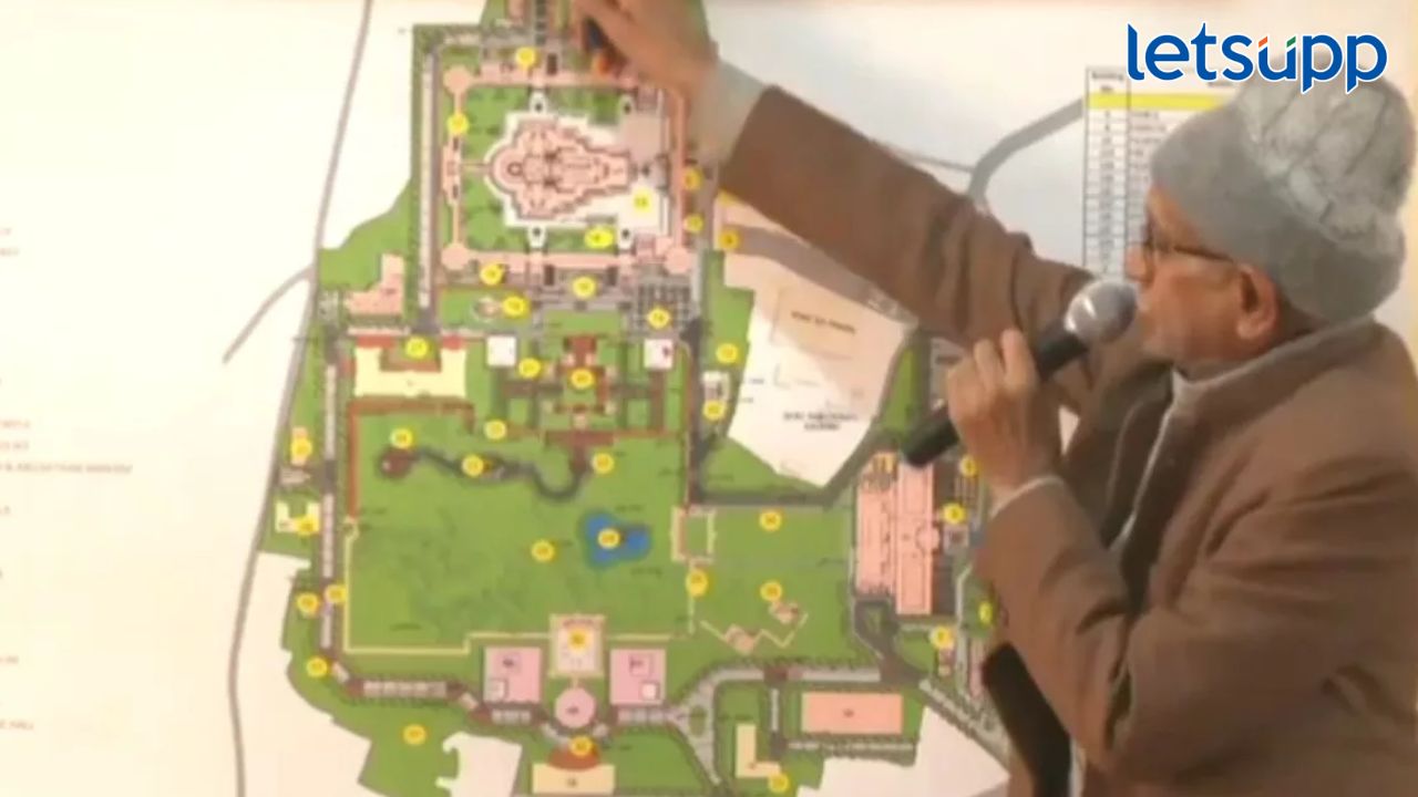 राम मंदिराचा मॅप आला समोर! 70 एकरच्या एरियात भक्तांना मिळणार ‘या’ सुविधा; सचिवांनी दिली माहिती 70 एकरावर बांधले जातेय राम मंदिरच; कसा आहे नकाशा? मंदिर परिसर कसा असणार?