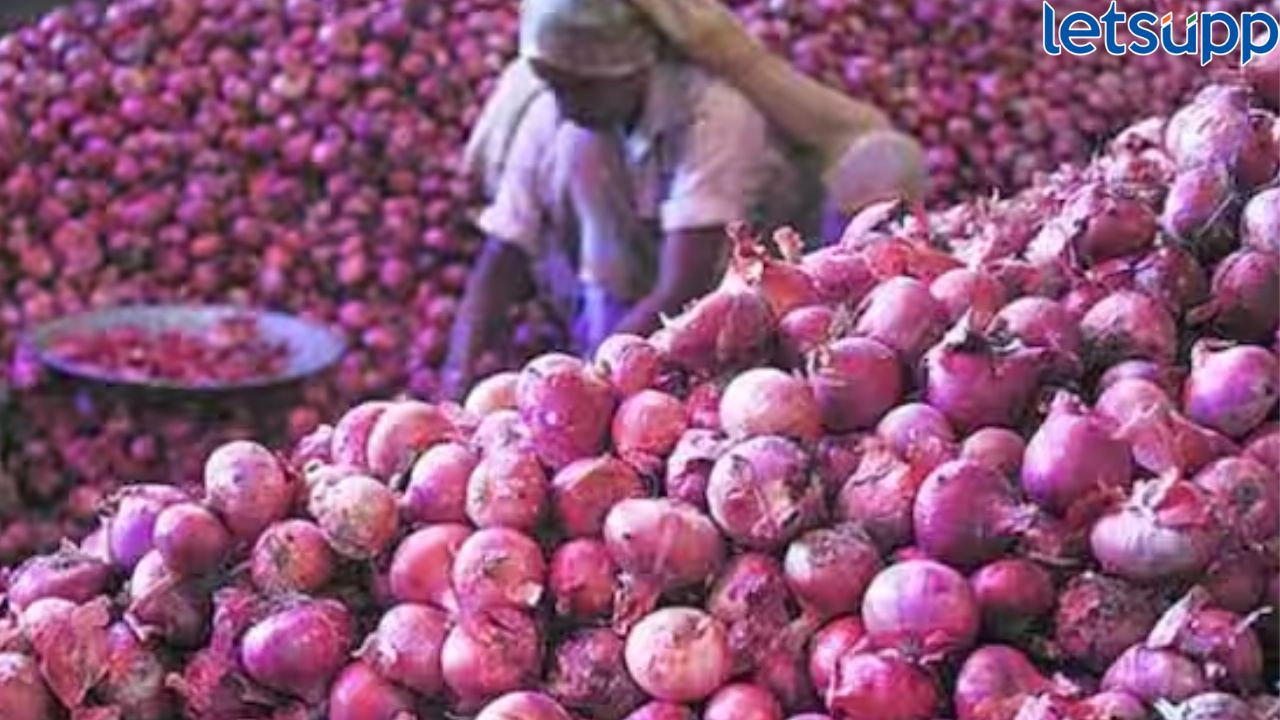 केंद्र सरकारकडून ‘या’ महिन्यापर्यंत कांदा निर्यातीवर बंदी, शेतकरी आक्रमक, लिलाव पाडले बंद Onion Export Ban : शेतकऱ्यांच्या आनंदावर विरजण ! कांदा निर्यातबंदी हटवलीच नाही