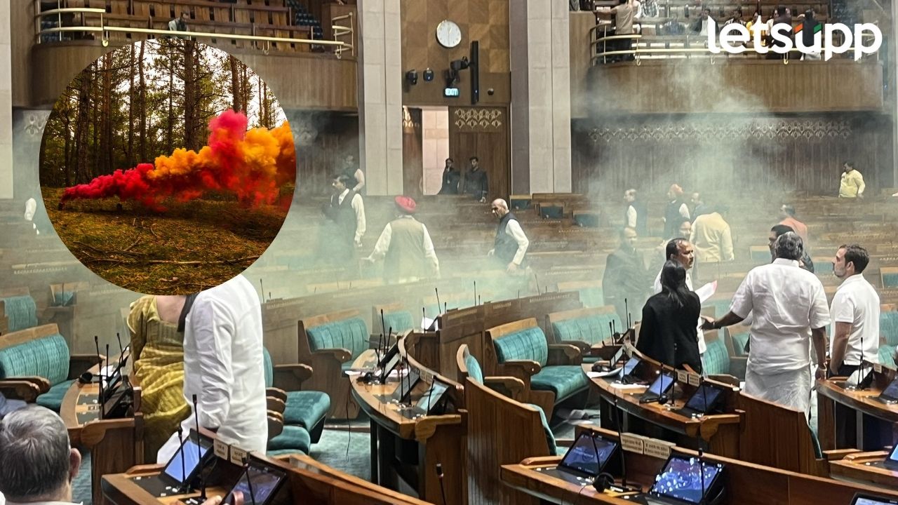 Smoke Bomb : संसदेवर ‘गॅस’अॅटॅक? सभागृहात धुरच धुर करणारा ‘स्मोक बॉम्ब’ म्हणजे काय? देशाच्या संसदेवर ‘गॅस’अॅटॅक? सभागृहात धुरच धुर करणारा 'स्मोक बॉम्ब' म्हणजे काय?
