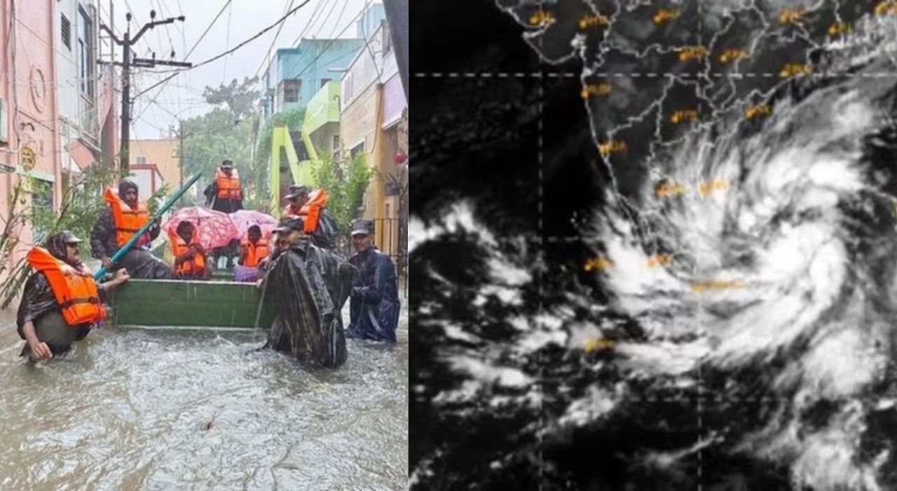 Cyclone Michaung : ‘मिचॉन्ग’चा तडाखा! चेन्नईत 5 जणांचा मृत्यू; आज आंध्रात धडकणार Cyclone Michaung : 'मिचॉन्ग'चा तडाखा! चेन्नईत 5 जणांचा मृत्यू; आज आंध्रात धडकणार