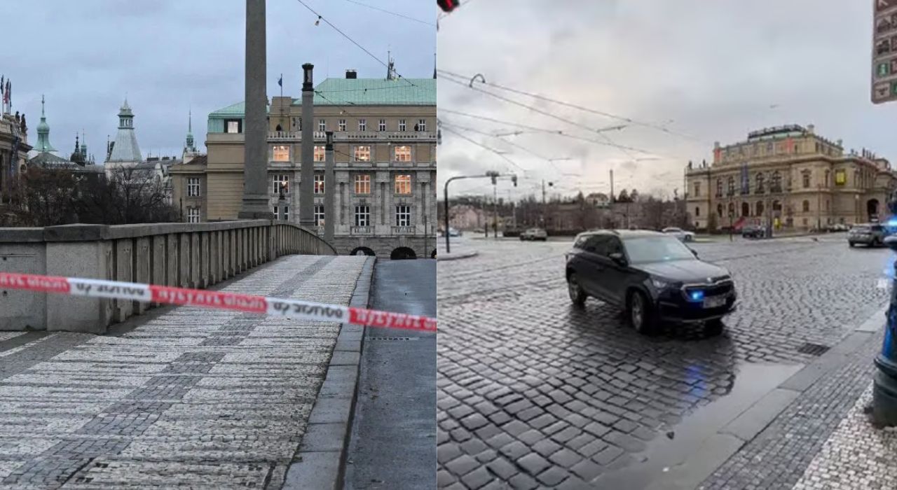 Prague Shooting : धक्कादायक! ‘प्राग’मध्ये अंदाधुंद गोळीबार; हल्लेखोरासह 15 ठार, 30 जखमी Prague Shooting : धक्कादायक! 'प्राग'मध्ये अंदाधुंद गोळीबार; हल्लेखोरासह 15 ठार, 30 जखमी
