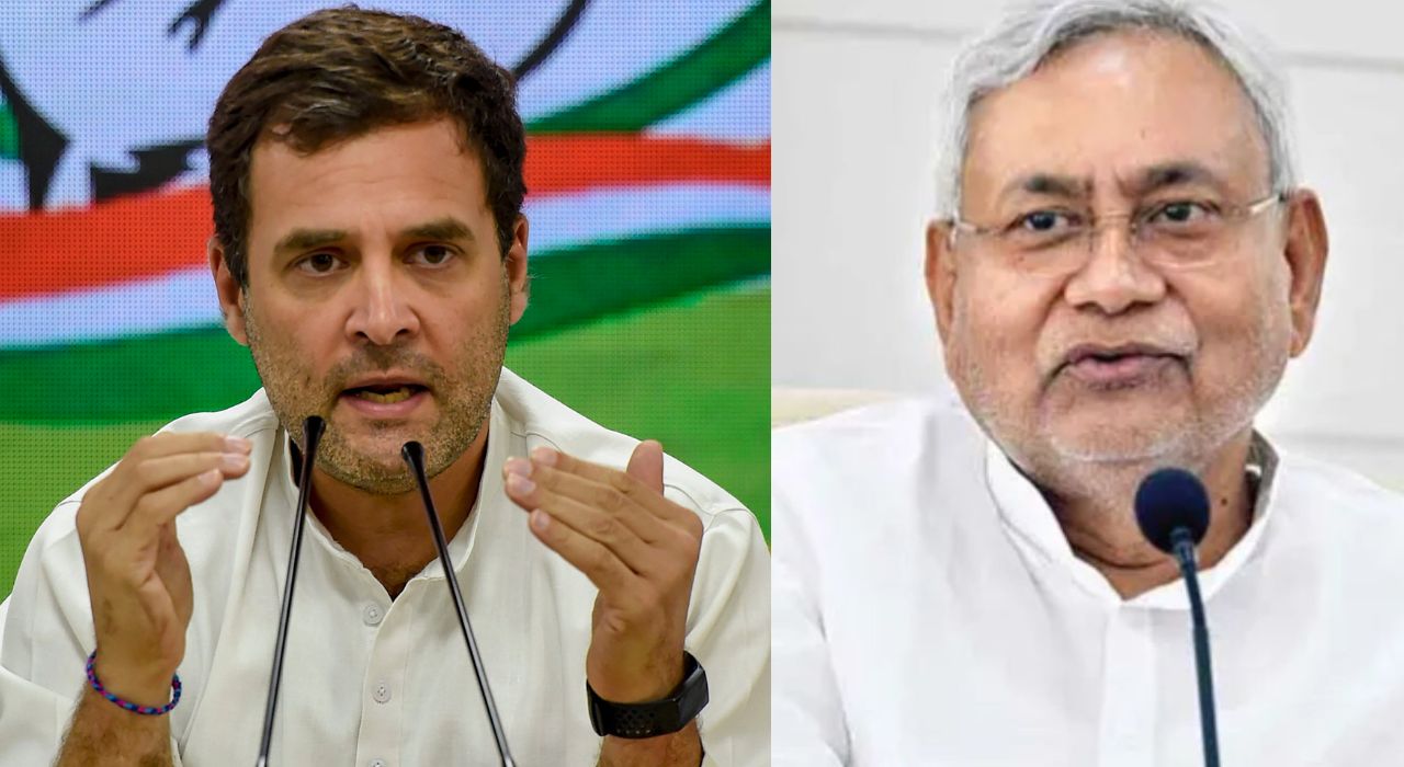 Rahul Gandhi : नीतीशकुमारांना राहुल गांधींचा फोन; दोघांतील चर्चेने नाराजीचं कोडं सुटणार ? Rahul Gandhi : नीतीशकुमारांना राहुल गांधींचा फोन; दोघांतील चर्चेने नाराजीचं कोडं सुटणार ?