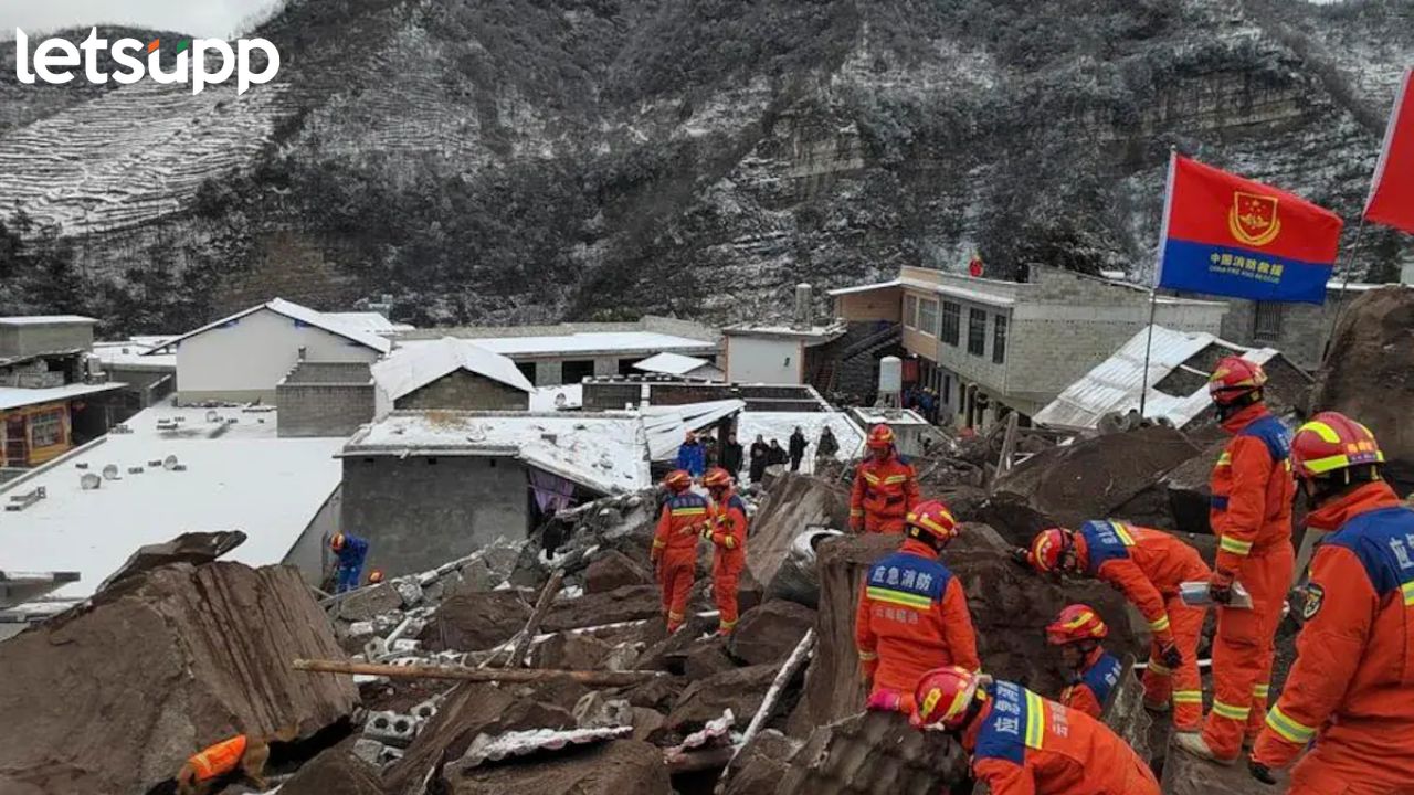 China Landslide : चीनमध्ये भीषण दुर्घटना भूस्खलनामुळे 47 हून अधिक लोक ढिगार्‍याखाली अडकले