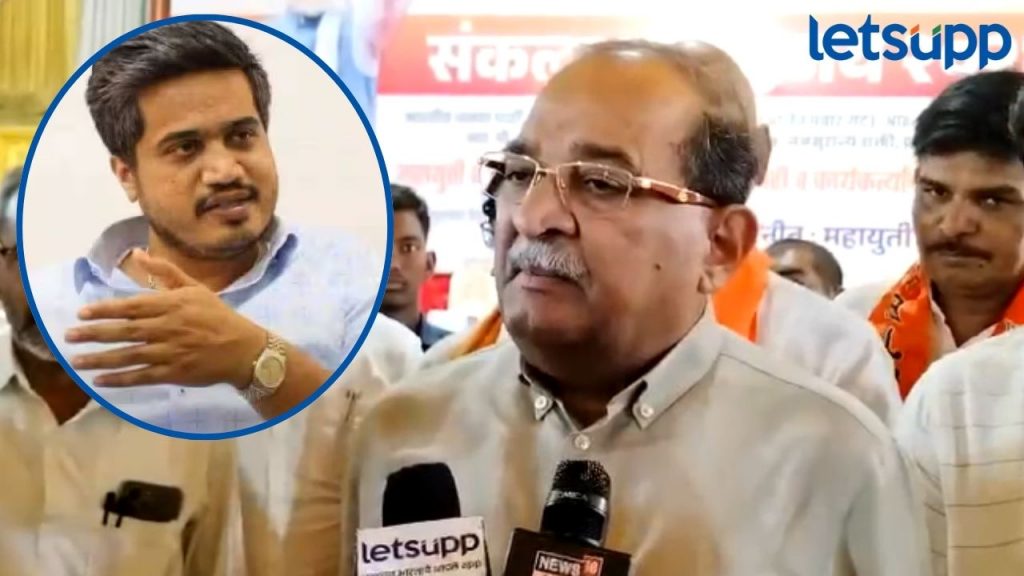 Radhakrishn Vikhe : जनतेच्या पैशांच्या लूटीचा हिशेब द्या म्हणत विखेंनी स्वीकारलं रोहित पवारांचं आव्हान