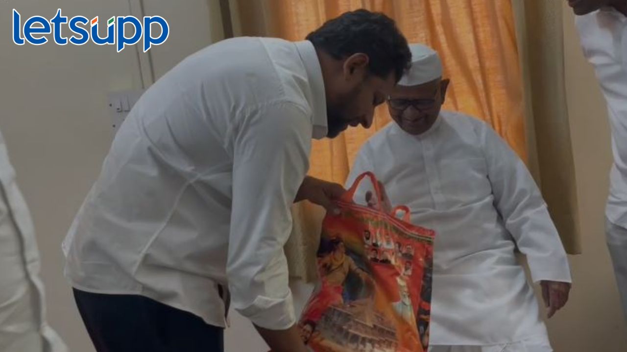 सुजय विखेंची साखर पेरणी थेट अण्णा हजारेपर्यंत, राजकीय चर्चांना उधान Sujay Vikhe