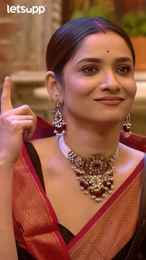 Ankita Lokhande: 'बिग बॉस'च्या घरात अंकिता लोखंडेचा मराठमोळा अंदाज! पाहा फोटो