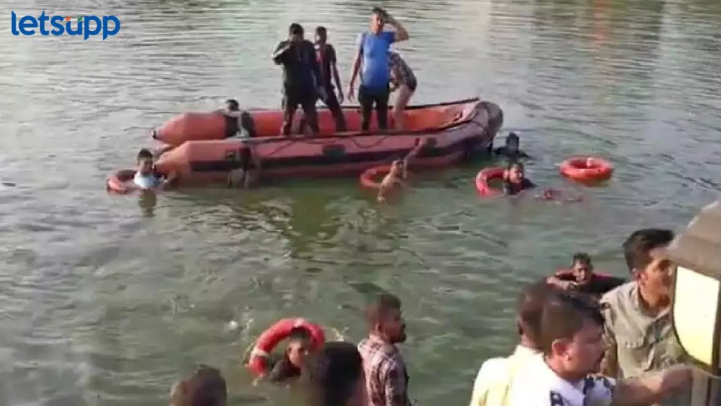 मोठी बातमी! बोट बुडाल्याने 12 विद्यार्थ्यांसह 2 शिक्षकांचा मृत्यू, वडोदऱ्यातील दुर्घटना